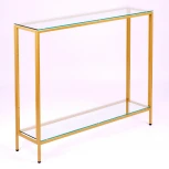 Консольный стол AllConsoles 1082-CG clear золотой
