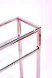 Консольный стол AllConsoles 1044-CS clear серебряный