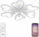 Потолочная люстра с пультом, светодиодная Natali Kovaltseva Hugo LED LAMPS 81240