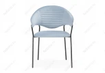 Стул Woodville на металлокаркасе Рансол голубой /черный глянец 483863