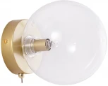 Бра Arte Lamp Vincent A7790AP-1GO (220V, выключатель, шар)