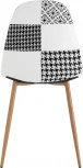 Стул Валенсия SN пэчворк черно-белый 4 шт Stool Group (арт.УТ000037337)