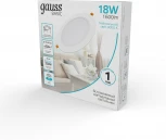 Светильник встраиваемый Gauss Downlight 9030420218 18W 1600lm 4000K IP20 белый LED (220V, круглые)