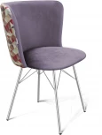 Стул SHT-ST36-4/S64 сумеречная орхидея/хром лак от фабрики Sheffilton