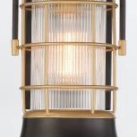 Настенный уличный светильник Eurofase QN-RIVAMAR-S-BLK-GD (220V, IP44)