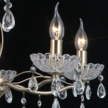 Подвесная люстра ILLUMICO IL0265-5PSQ-39 AB (220V, на цепи, подсвечник, свеча)