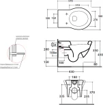 Унитаз подвесной Globo Paestum PAS03.BI
