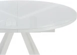 Стол стеклянный Notta Трейси 100(140)х100х75 белый 516559