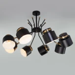 Умная потолочная люстра Eurosvet Batler 70133/8 черный