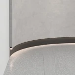 Профиль PLINTUS-FANTOM-BENT-H35-SIDE-2000 BLACK (Arlight, Алюминий) 043676