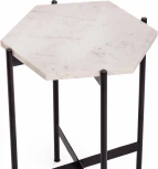 Столик кофейный Secret De Maison FENDY (mod. 11980) алюминиевый сплав/мрамор, 38*38*53 см, античная медь Tetchair 15859