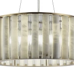 Подвесной светильник ST Luce Delight SL1516.303.08 Бронза, Прозрачный/Белый алебастр E14 8*40W (220V, на тросе, круглые)