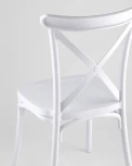 Стул Stool Group Кроссбэк пластиковый белый УТ000001848