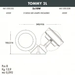 Архитектурная подсветка Fumagalli Tommy 4M1.000.000.WXD2L (220V, IP66)