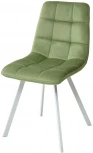 Стул CHILLI SQUARE G108-27 террариумный мох, велюр/ белый каркас M-City 629M04900