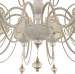Подвесная люстра Arte Milano AM347620 347620/10 WT+G (220V, подвески, на цепи)