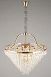 Подвесная люстра каскадная Aployt Gerta APL.725.13.13 (220V, хрусталь, на цепи)