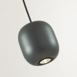 Подвесной светильник Odeon Light Cocoon 5060/1EA PENDANT темн.зеленый/черный/металл GU10 LED 4W (220V, на проводе)