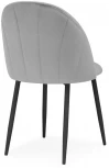 Стул Notta на металлокаркасе Логан светло-серый / черный 542622