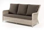 "Гляссе" диван трехместный из искусственного ротанга, цвет бежевый 4SIS арт.УТ-00006457