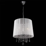 Подвесная люстра Eurosvet 2045 2045/5 хром/белый (220V, на цепи)