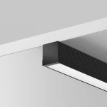 Алюминиевый профиль накладной 8x9, черный 2 м, ALM-0809-B-2M Maytoni 631002