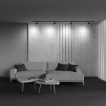 Трековый светильник Lipari Unity GU10 35Вт (однофазный) Maytoni Technical TR087-1-GU10-B (220V, круглые)