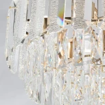 Подвесная люстра De City Бриз 111015807 (220V, хрусталь, на цепи)