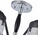 Потолочная люстра на штанге Arte Milano Napoli-2646 332646/5 CR+BK (220V, подвески)