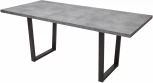 Стол ЛОФТ 160 Бетон Портленд/ Черный М-City