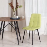 Стул CHILLY MAX ткань/металл, 45 х 54 90 см , фисташковый 64/черный Tetchair 17276