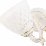 Бра с выключателем Arte Milano AM343837 343837/1W WT+G (220V)