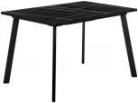 Стол Dublin раскладной 120-160х80х75 чёрный мрамор с чёрными ножками Bradex Home RF 0416
