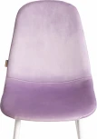 Стул BREEZE (mod. JSC-58) / 1 шт. в упаковке (Велюр,Металл  /Лавандовый,Белый)