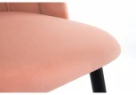 Обеденный стул на металлокаркасе Woodville Orly pink / grey 11782