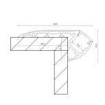 Профиль для светодиодной ленты ARC-2744STEP SWG