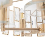 Потолочная люстра хрустальная на штанге Arte Milano Sorrento-4209 374209/6/80/470 GD (220V)