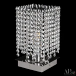 Интерьерная настольная лампа хрустальная APL LED Sicilia SH500.L4.15-26.B.Ni.E14