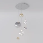 Подвесной светильник каскадный Eurosvet Wonder 50230 LED хром (на проводе)