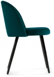 Стул Woodville на металлокаркасе Gabi 1 green / black 15378