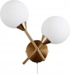 Бра с выключателем Moderli Molecule V10843-2W (220V, шар)