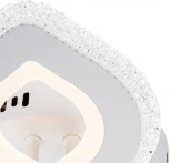 Потолочная люстра Diamond 10264/3 LED*61W White (ночной режим, 220V, пульт управления, цветы)