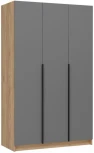 Шкаф Широн 1200 (Широн 1200 графит серый / дуб крафт золото Расп) Woodville арт.586595
