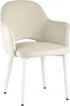Стул Stool Group Венера велюр кремовый ножки белые УТ000031302