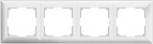 Рамка на 4 поста (белый) (a051035) Werkel Fiore белый W0042201
