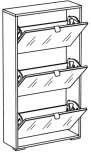 Шкаф для обуви Reggy 3 ОГОГО 332476