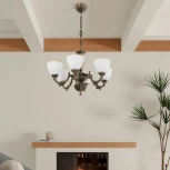 Подвесная люстра Arte Milano AM342837 342837/6 AB (220V, на цепи)