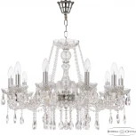 Подвесная люстра Bohemia 116 116/10/240 Ni (220V, подвески, на цепи, подсвечник, свеча)