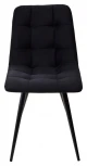 Стул CHILLI-Q черный #H75, велюр / черный каркас, 4 шт/ 1 к