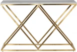 Консольный стол Garda Decor 47ED-CST026GOLD (Золото/Белый мрамор)